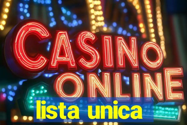 lista unica